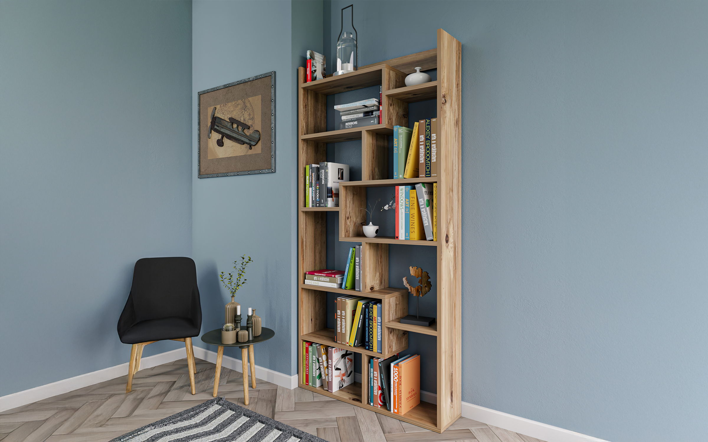 Etajera Cooper, pin  1